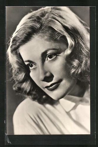 Postcard actress gisela - gisela, uhlen