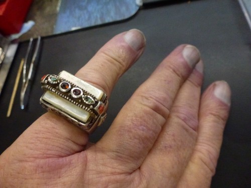 Ancienne bague orientale - bague,