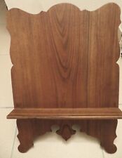 LUTRIN CONTEMPORAIN BOIS de PALISSANDRE découpé motif FLEUR de LYS