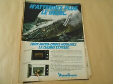 1981 Advertising Moulinex Microwave Oven Express Kitchen