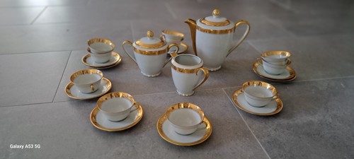 Service café porcelaine - a,