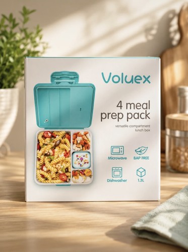 Lunch box bento voluex - box, rose