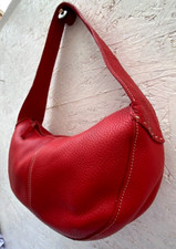 " Fossil " sac à main en cuir rouge bag à saisir