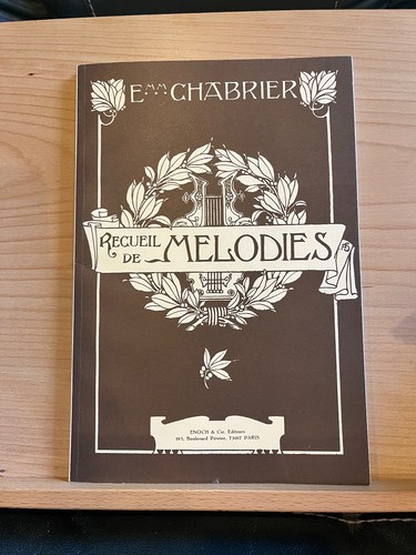 Emmanuel chabrier recueil - emmanuel, de