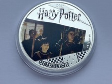 2021 Samoa Plaqué Argent Demi Dollar Harry Potter ~ Quidditch