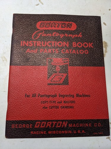 Gorton operator service - service, manual