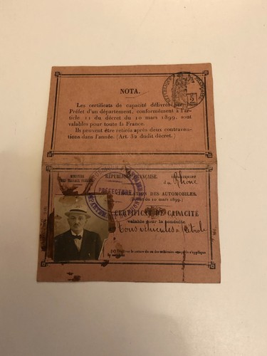 Ancien certificat capacité - certificat,