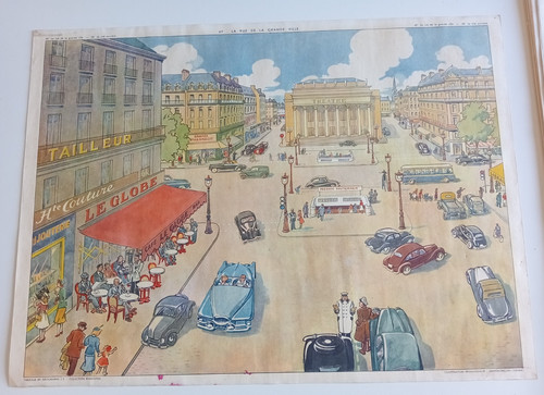 Affiche scolaire cite - affiche, la