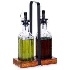 Bouteille huile vinaigre verre