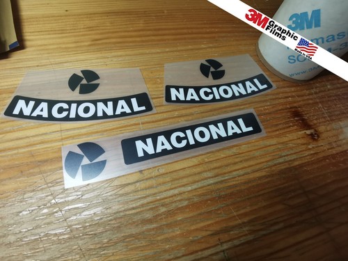 Nacional senna helmet decals - nacional,