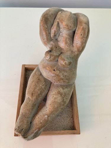 Sculpture femme nue bain - sculpture,