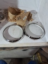 Paire De Cercles De Phare Cibié Super Oscar 