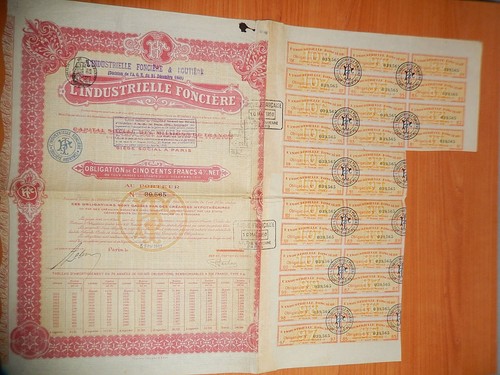 Ancienne obligation 500f - de,