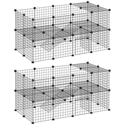 Cage parc clôture - , pour