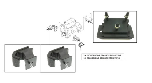 Kit support moteur jpl pour - support,