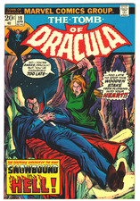 Tomb of Dracula #19  1974 Marvel Blade Discovers Immune to Vampirism 6.0