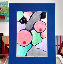 Acrylique sur papier 2025 