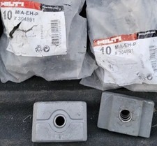 Pack Of 10 Hilti 304891 MIA-EH-P Galvanized Backing Plate
