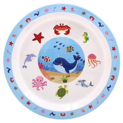 Assiette vie marine - de,