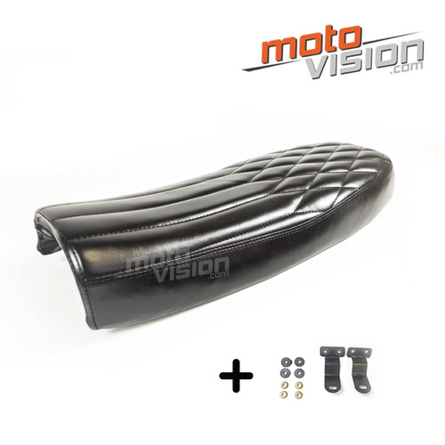 Selle noire café racer