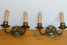 LOT 2 ancien 1960 LAMPE murale
