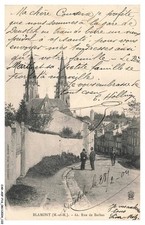 CAR-ADFP16-1118-54 - BLAMONT - Rue de barbas