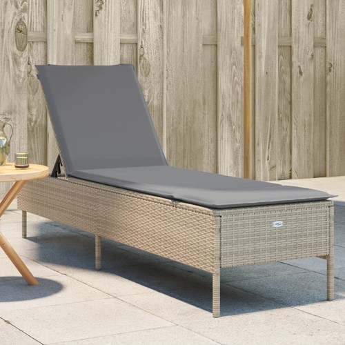 Chaise longue avec coussin