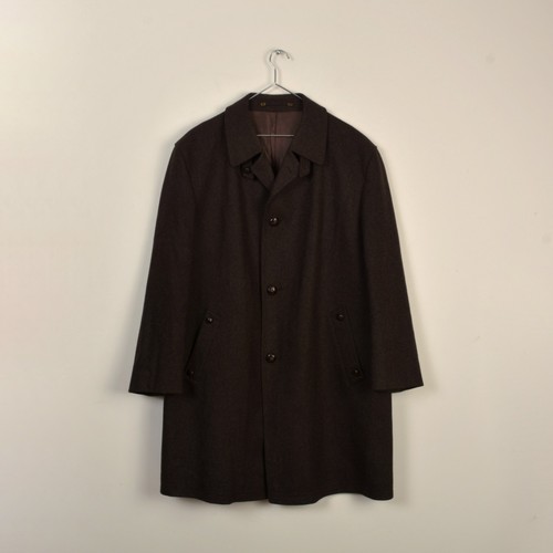 Vintage loden overcoat made - , in