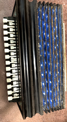 Antique accordion mother - antique,