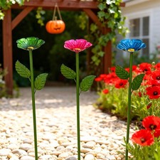 Piquets mangeoires à fleurs