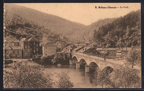 Cpa bohan semois le - le, pont