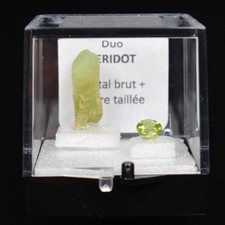 PERIDOT - DUO pierre taillée