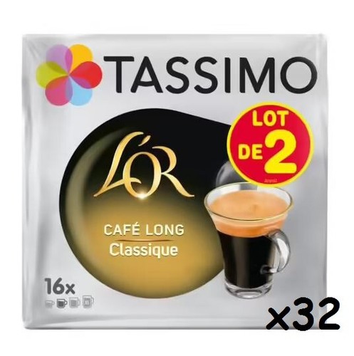 X32 tassimo long - l'or,