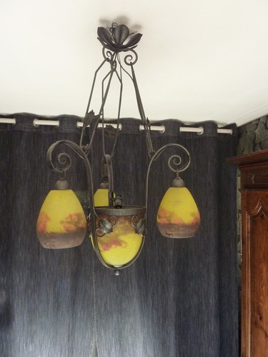 Très beau lustre art - , déco