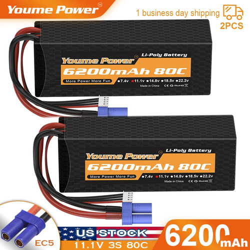 Pcs youme 3s 6200mah - 11.1v,