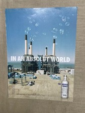 In An Absolut World Absolut Vodka Power Plant 2007 Magazine Advertisement Ad