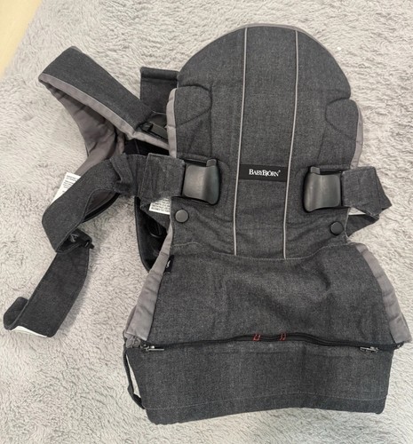 Gray baby bjorn good used - baby,