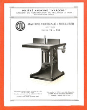 MILLS (03) MARQCOL WOODWORKING MACHINES / MOULDING MACHINE / FLYER