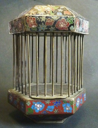 Cage grillon émail - à, en