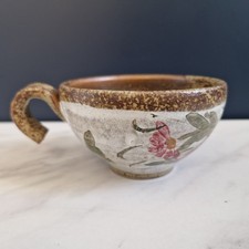 Tasse En Grès A Décor De
