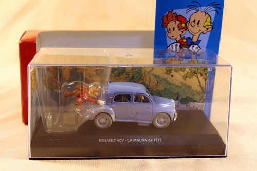 Voiture spirou renault 4cv - renault, la