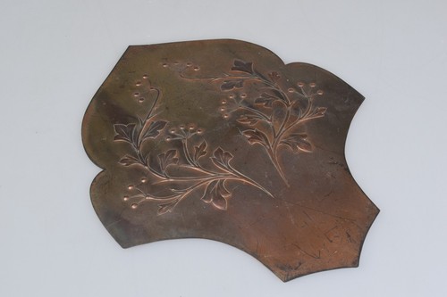 Arts crafts copper relief - crafts,