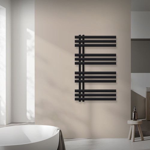 Radiateur porte serviette noir