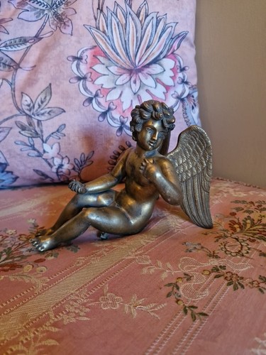 Sculpture bronze angelot - sculpture, bronze,