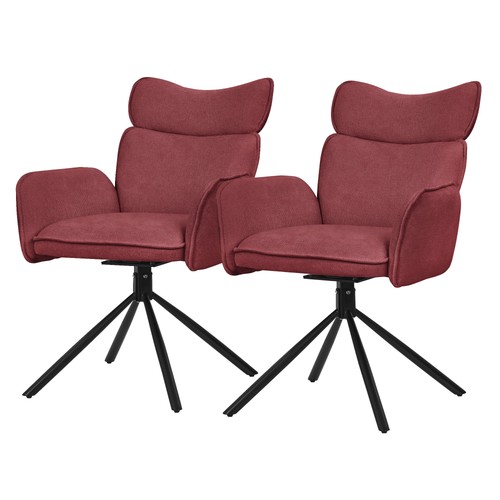 Lot chaises pivotantes à - 2,