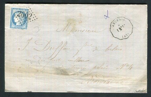Rare lettre ancenis - lettre, pour