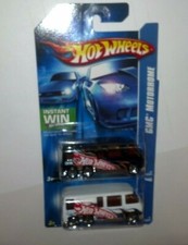 2 2006 HOT WHEELS GMC Motorhome Black White Kmart variation Camper