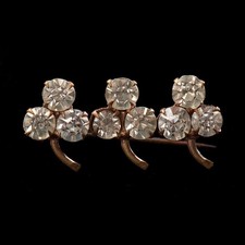 Ancienne Broche Trèfles avec