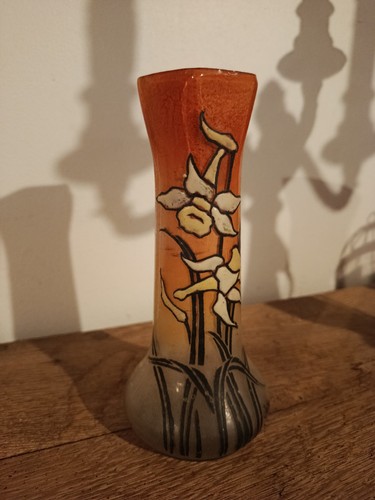Ancien vase émaillé - , de