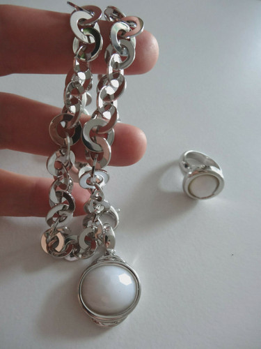Parure collier chaîne - parure,